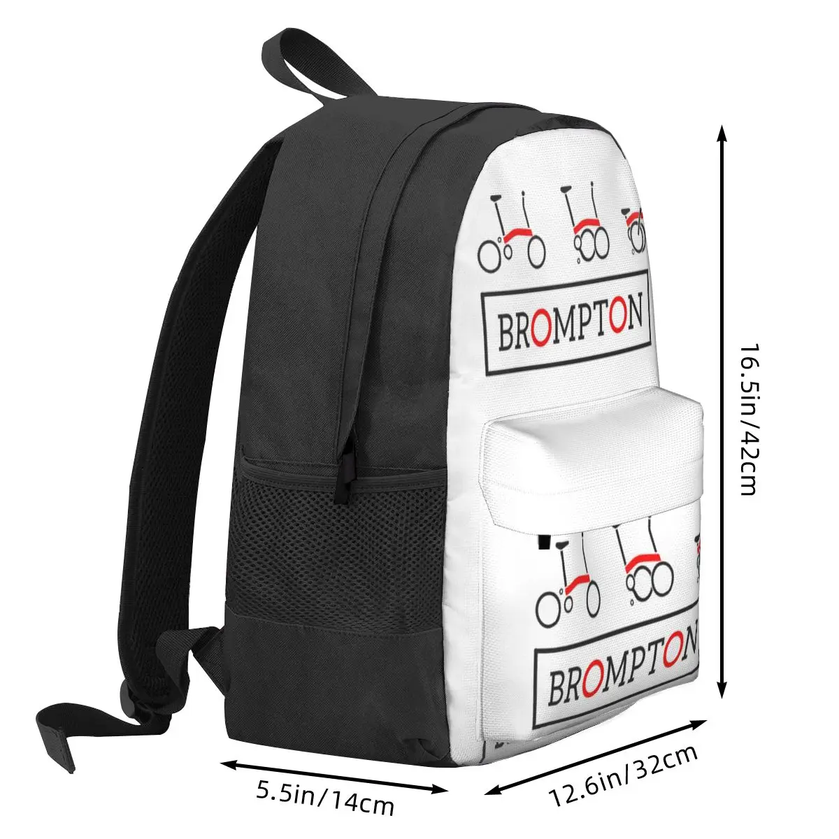 Brompton-mochilas escolares para niños y niñas, morral de viaje de dibujos animados, bolso de hombro de gran capacidad