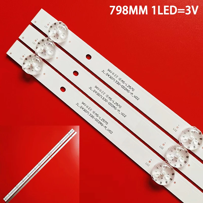 LED backlight strip MS-L2570 V2 V1 JL.D43071330-002AS-M_V02 for 42G6F PTV43G50 PTV43G50SN LB-C420-G6F-F LB-C430F18-E5C-B-G11-JF1