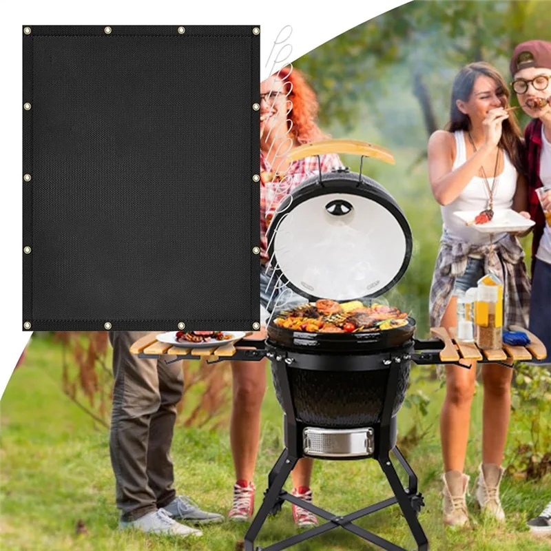 A95I-درع حراري للجدار - واقي سطح السفينة والسياج الخلفي للشواية من أضرار حرارة الشواية