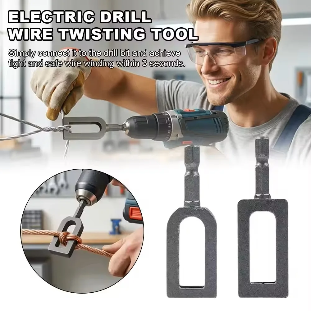 Duty Drill Drahtdrehwerkzeug für 9 & 11 Zaundrähte, Bindevorrichtung für Zaunmaschinen, Drehhülse für Elektrobohrer – Detail 6