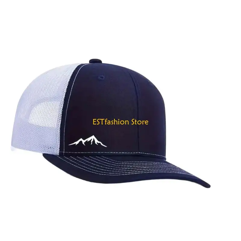 Y5GC Multiuse Flat Brims Sun Hat Breathable Fabric Baseball Hat For Women Men Unisex Cycling Jogging And Everyday Wear