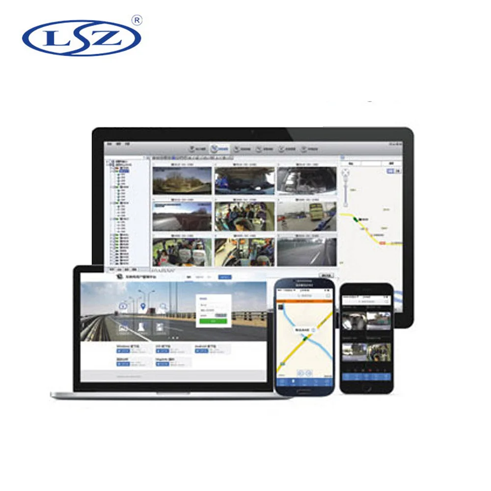 Camión 4CH MDVR con grabadora de vídeo digital H.264 1080P 4G GPS Wifi compatible con sistema CMSV6