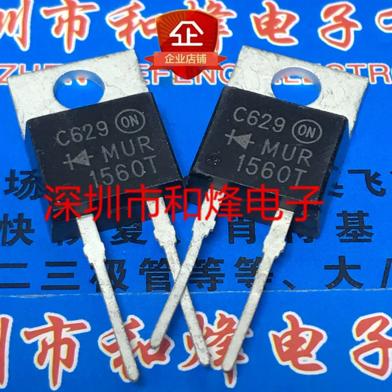 5PCS-10PCS MUR1560T   TO-220 600V 15A   New And Original On Stock