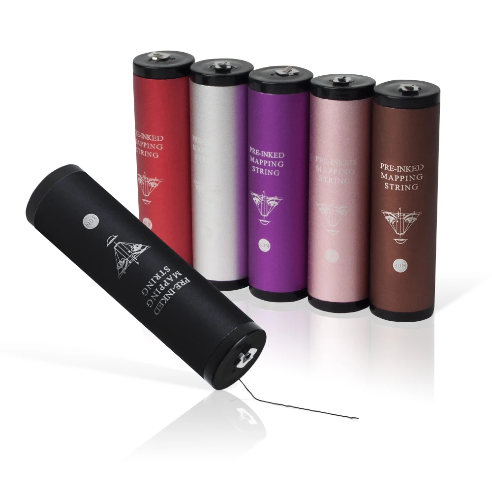 30M Premium Brow Mapping String Microblading Pre-Inked Eyebrow Marker Thread Tattoo Microblading Mapping string Measuring Tool