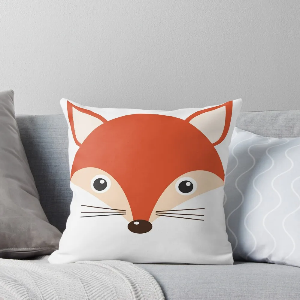 Fox Face Throw Pillow Couch Pillows Bed pillowcases Christmas Pillowcase Pillow