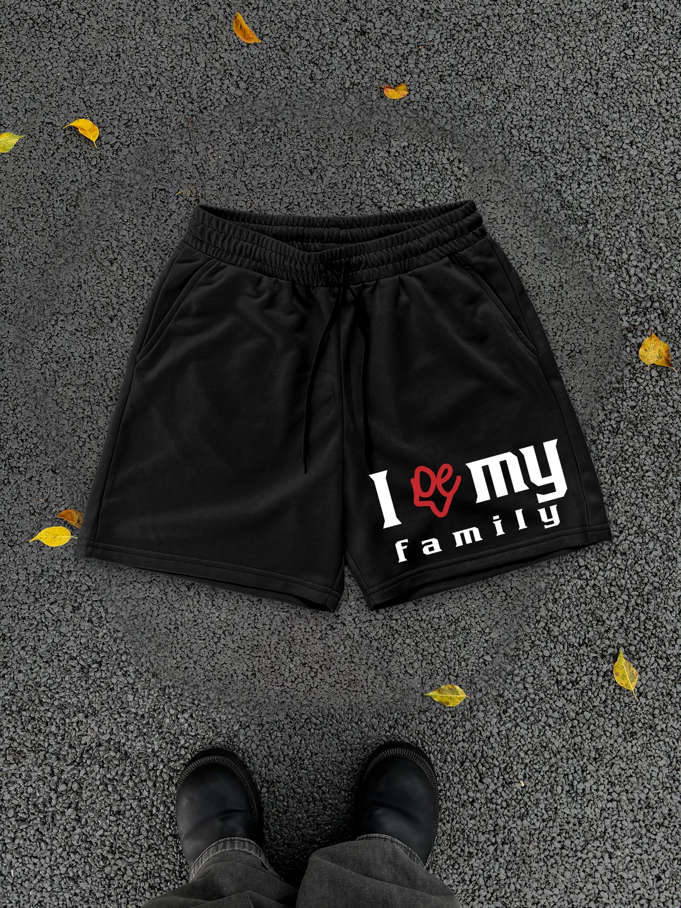 

Men's Letter Pattern Casual and Sporty Style Shorts Comfortable Lightweight for Summer Outdoor Activities