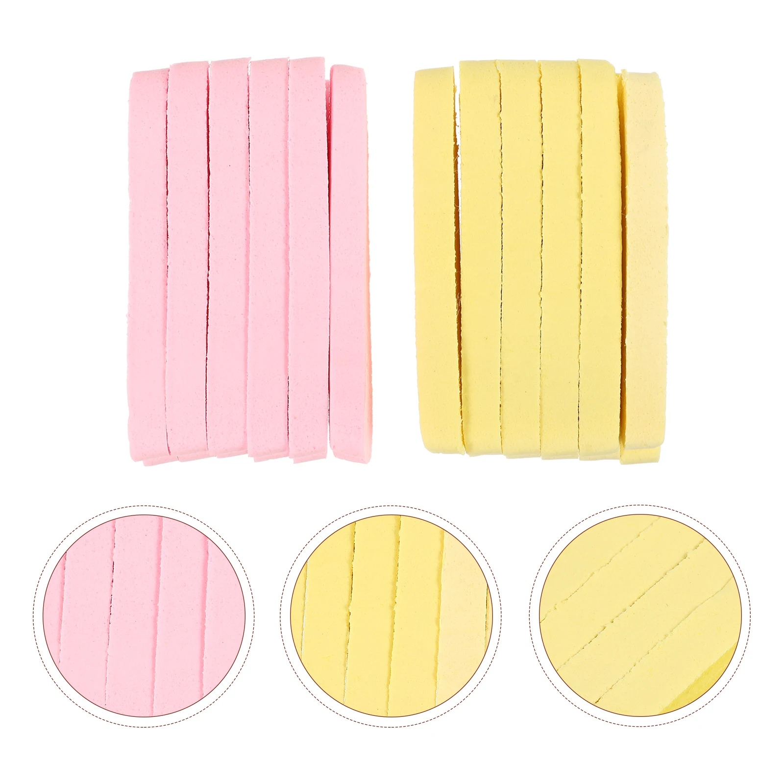 24 pçs esponja de limpeza facial comprimido macio redondo puff para lavagem facial limpeza profunda maquiagem remoção cuidados com a pele