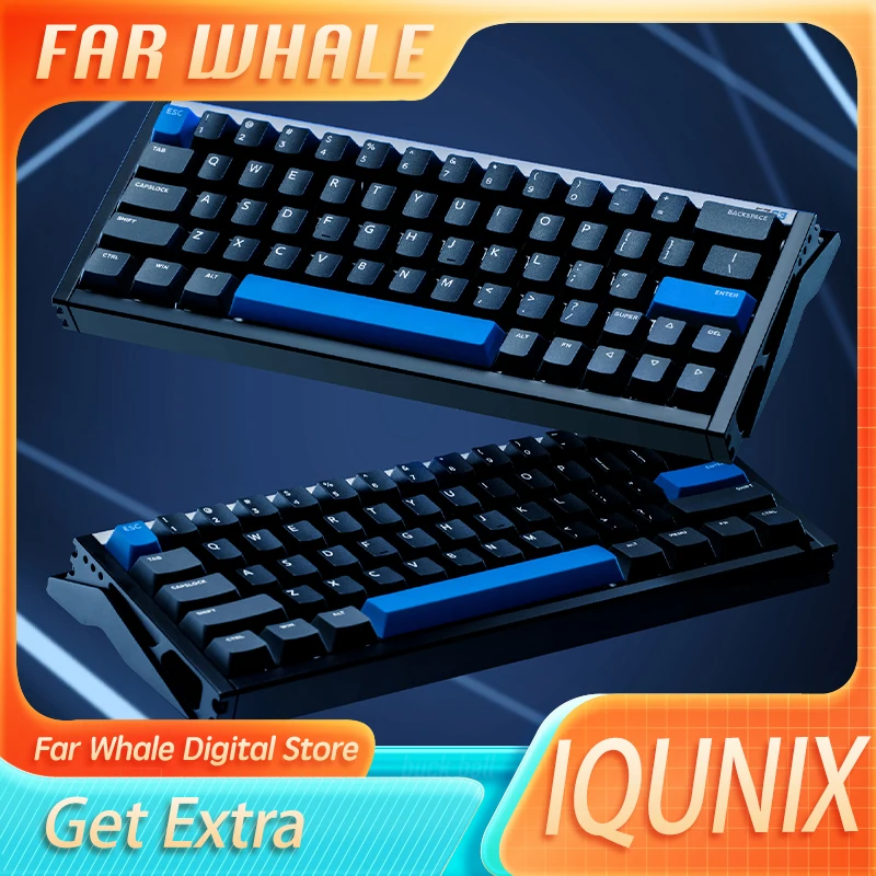 

IQUNIX EZ63/EZ60 keyboard Magnetic axis aluminium alloy keyboards custom Valorant gaming keyboard for Desktop computer gifts