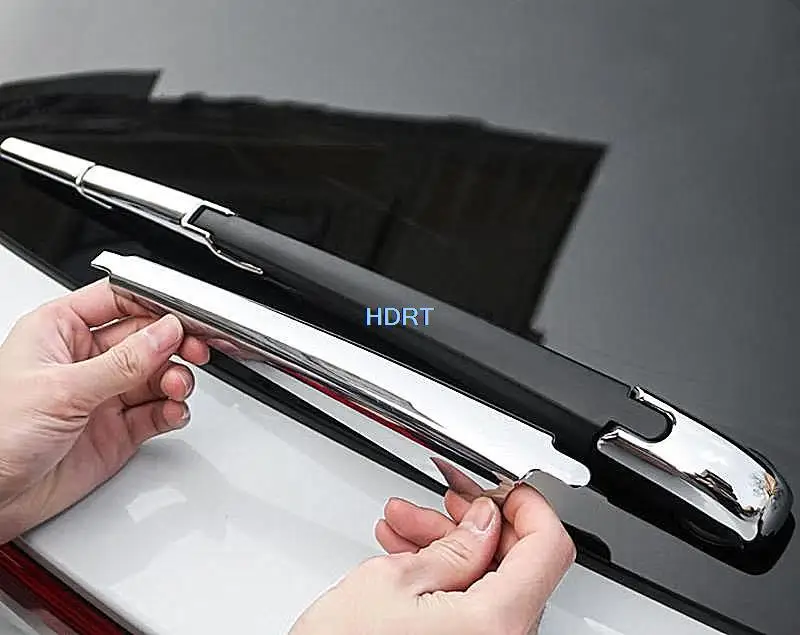 For Toyota Harrier/Venza 2022 + Car Styling Rear Wiper Trim Strip Cover Sequin Trunk Moulding Frame Accessories Exterior Sticker