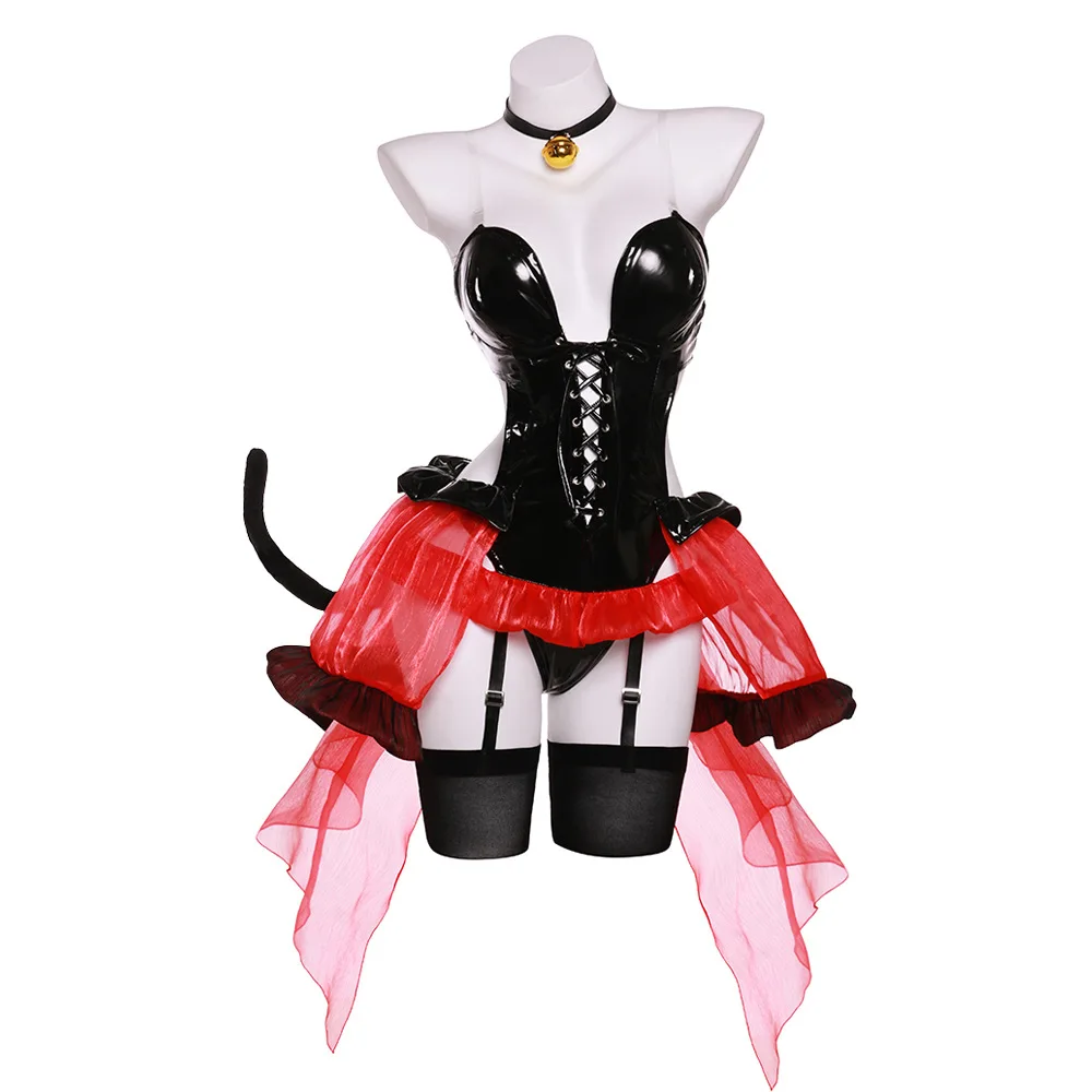 

Tokisaki Kurumi Bunny Girl Costume Anime Date A Live Tokisaki Kurumi Cat Ear Sexy Cosplay Women Bunny Suit