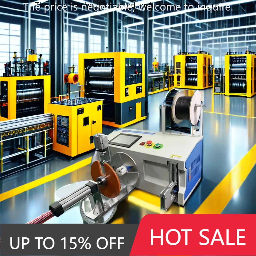 

JB Automatic Meter Count Cable Wire Binding Length Measuring Cutting Coil Winding Alignment Bunding Twist Tying Machine