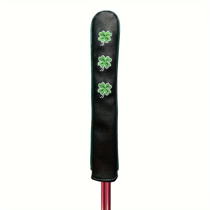 1pc Lucky Clover Golf Alignment Stick Cover - Improve Your Swing with Four Leaf Design