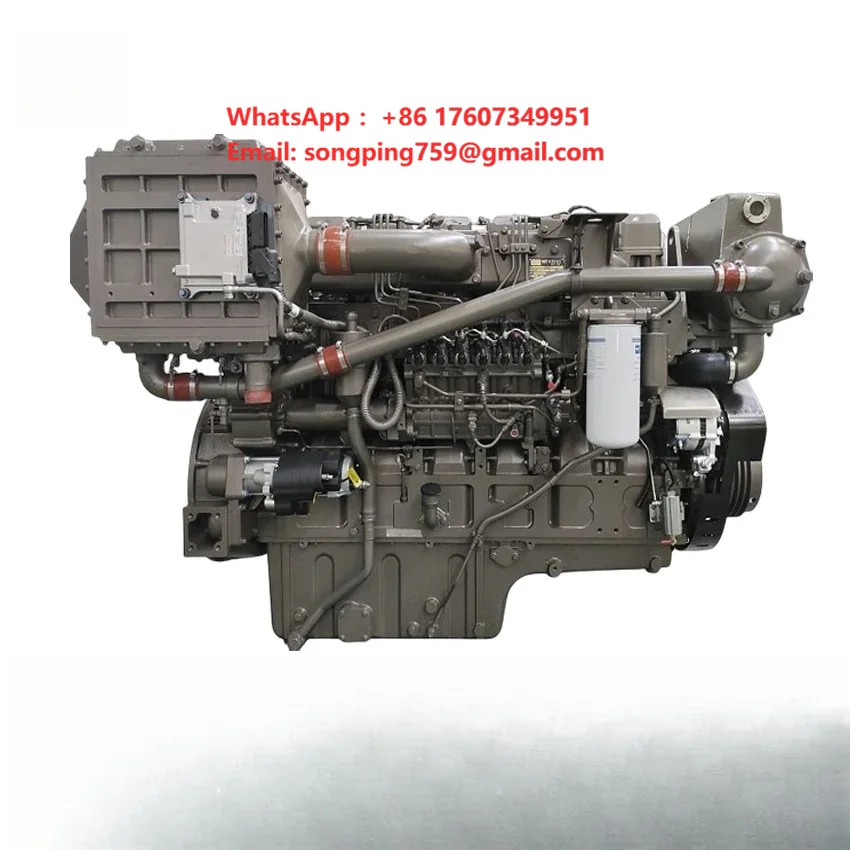 Reliable Chinese Yuchai 6T Series Marine Engine, Brand New 4-Stroke Water Cooled Boat Propulsion Motor