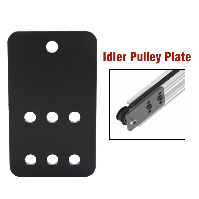 V-Openbuildd Motor Mount Plate - NEMA 17 23 Stepper Motor Mounting Fixed Plate Ilder Pulley Aluminum Bracket 3D Printer Parts