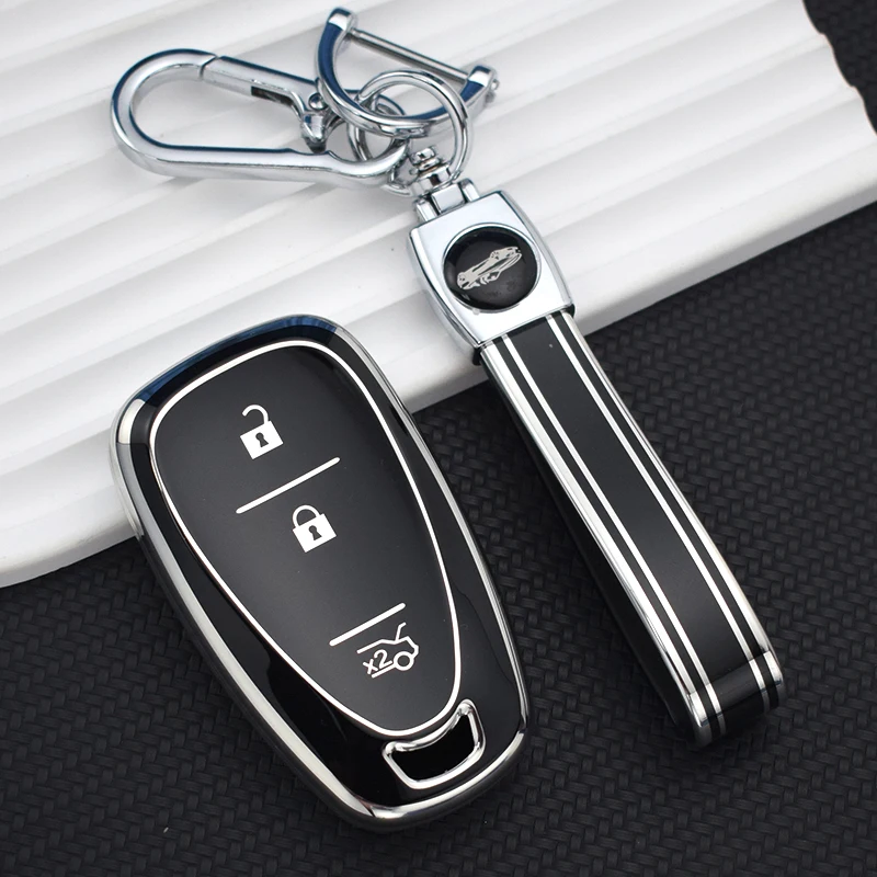 Remote Key Car Key Case Cover For Chevrolet Onix Equino Orlando Cruze Spark Sonic Camaro Volt Bolt Trax Malibu Blazer Traverse