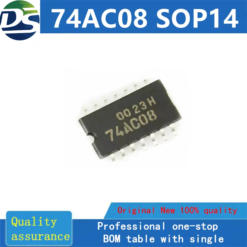 5PÇS/LOTE  74AC08  SOP14  NEW  IN  STOCK