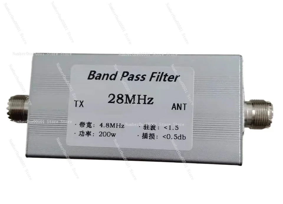 

HF 28MHz High Isolation, Bandpass, Filter M Female, Narrowband BPF 10m Band