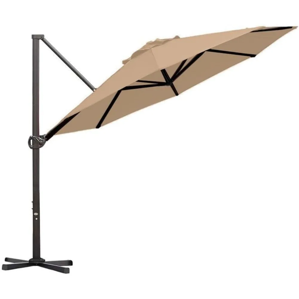 

Replacement Canopy Top Cover Compatible with The Abba Patio 11' Round Umbrella - RipLock 350 - Will Not Fit Any Other Model Umb