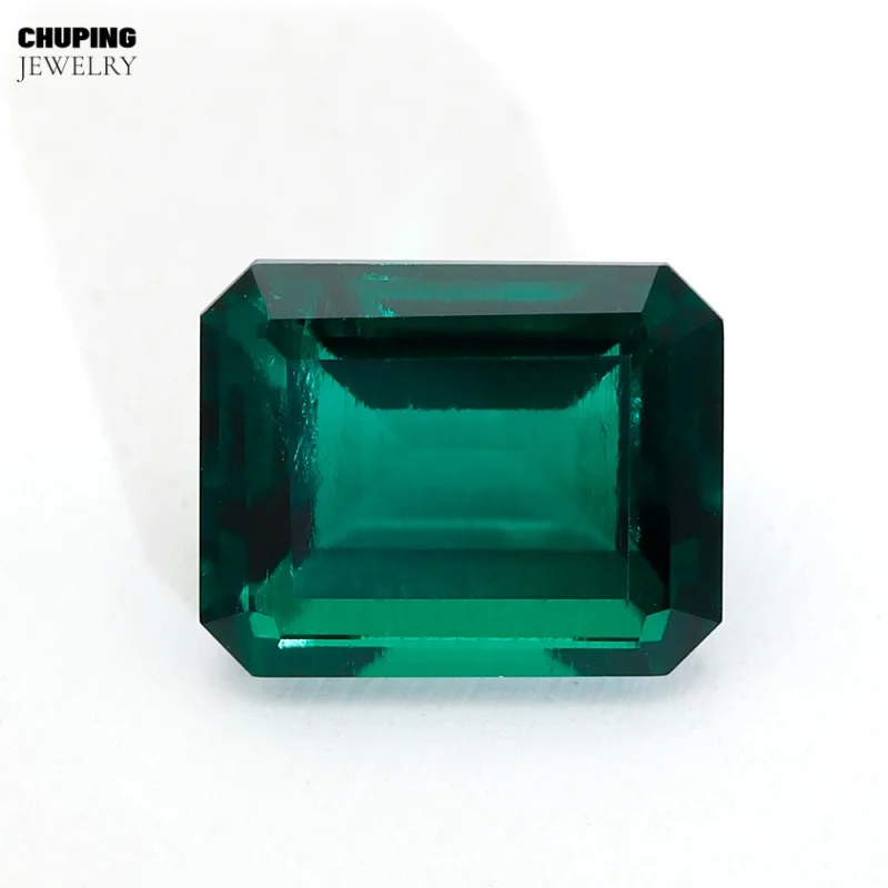 

Premium Hydrothermal Zambian Lab-Grown Emeralds | Hand-Cut Emerald Cut Loose Gemstones with AGL Certification for Fine Jewelry
