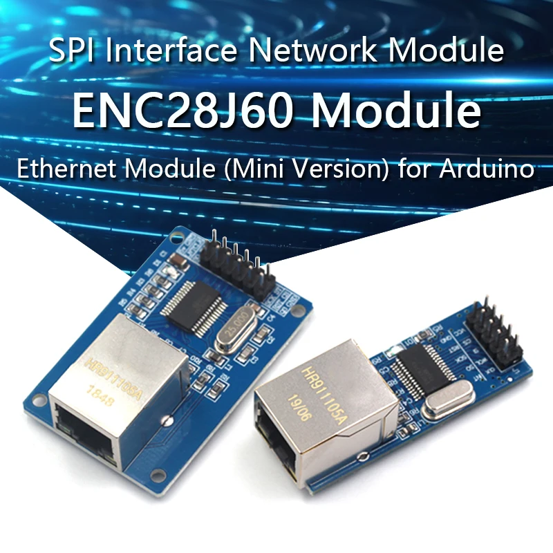 ENC28J60 SPI Interface Network Module Ethernet Module (Mini Version) for Arduino