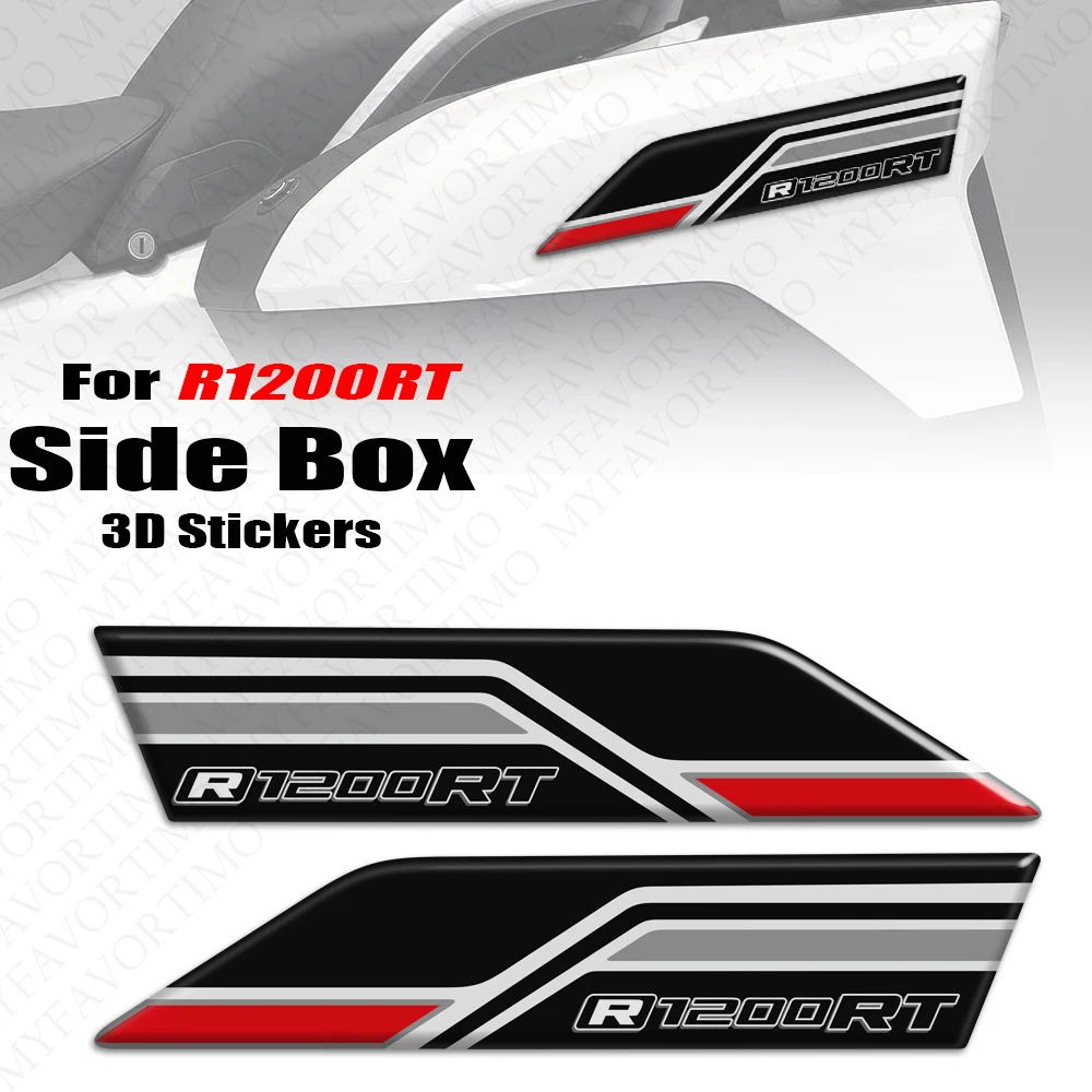 

R 1200 RT Motorcycle Accessories For BMW R1200RT R 1200 RT Fuel Tank Pad 3D Stickers Side Box Cases Decals 2016 2017 2018