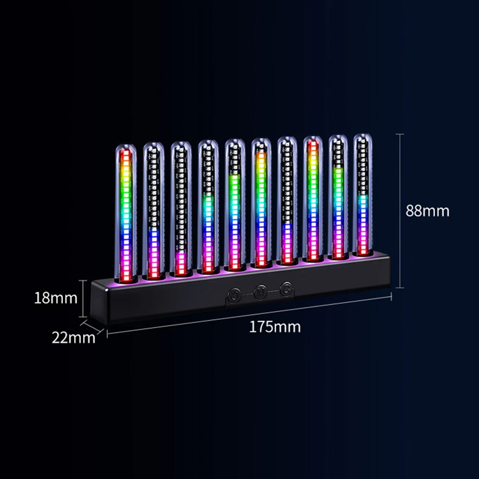 Einstellbares LED-Spektrumlicht mit mehreren RGB-Farben für die Innenausstattung von Autos zur Dekoration und als Innenzubehör. – Detail 19