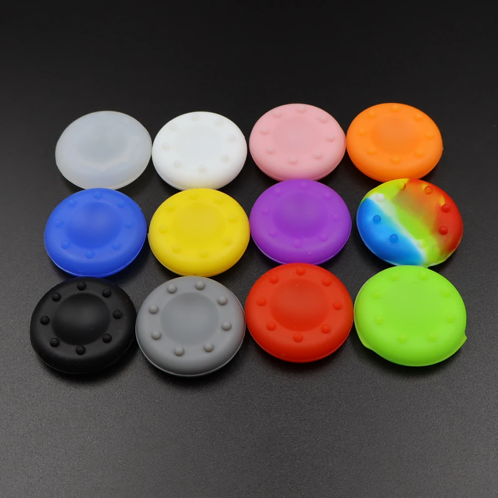 Rutschfeste Silikon-Analog-Joystick-Daumen-Stick-Griffkappe für PS3 PS4 PS4Pro PS4Slim PS4 PS5 Xbox360 Controller