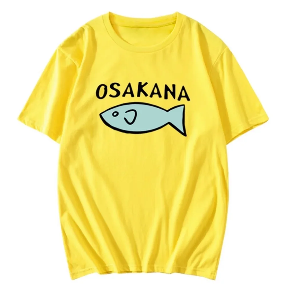 Unisex Anime Cos Kinako OSAKANA Cotton T-Shirt Tee T Shirt Top