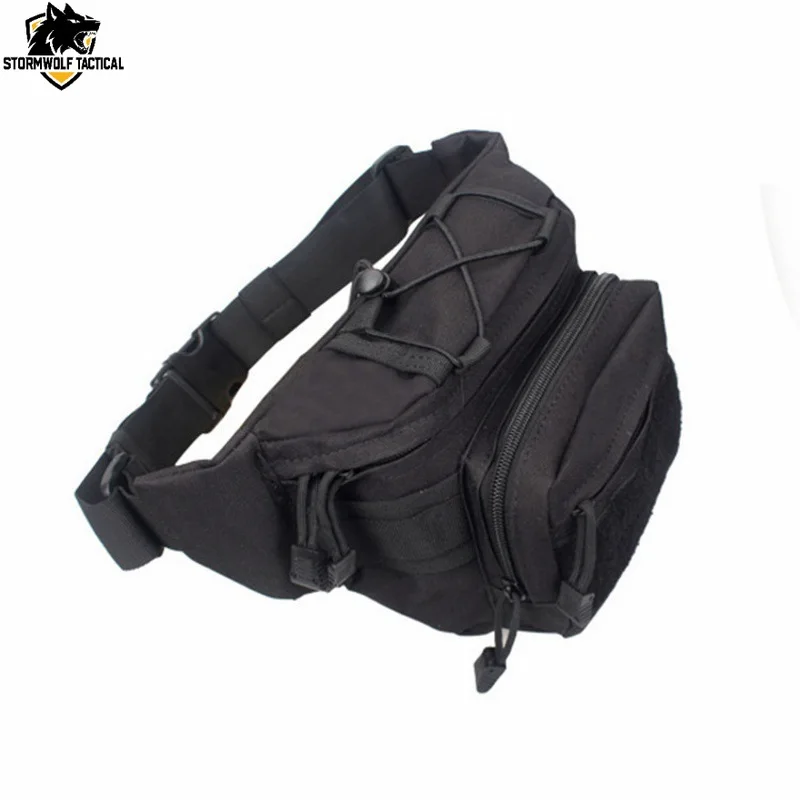 Tactical Crossbody Waist Bag Multifunction Running Pouch for Hiking Cycling Hunting Outdoor Training and Travel