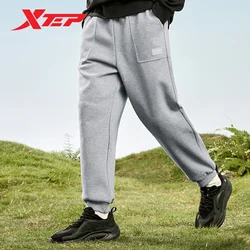 Xtep Knitted Trousers For Men 2024 Spring Invigoration Women's Sweatpants Minimalist Leisure Fashion Chic Bottoms 876129630006