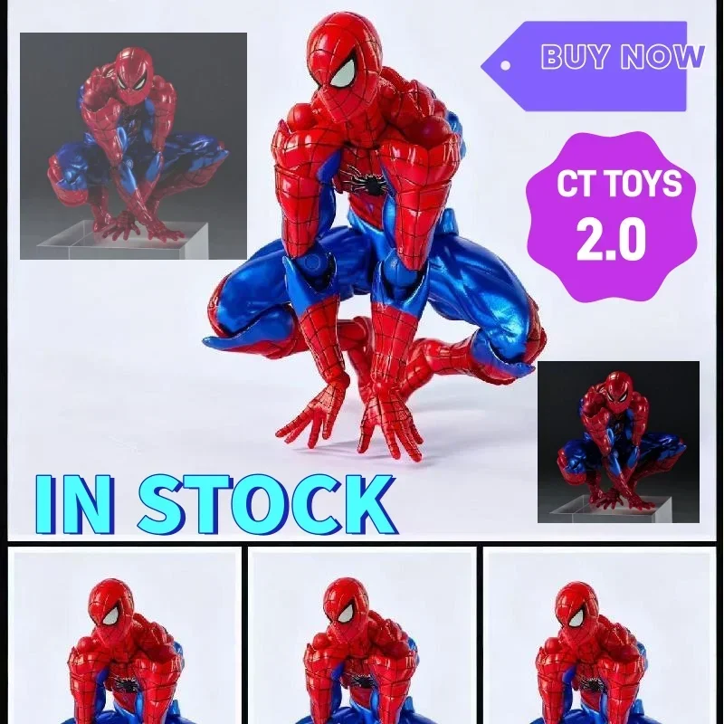 

Hot Item Ct Toys Amazing Yamaguchi Spider-Man 2.0 Spiderman Figure Agent Venom Mafex Anime Action Figure Model Custom Gifts Toys