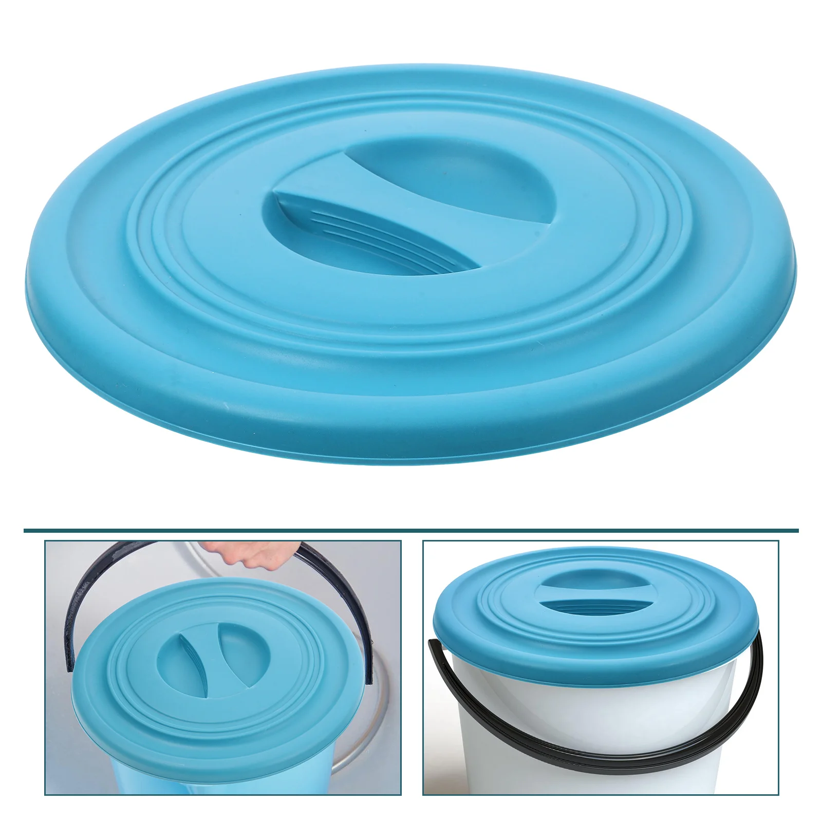 Plastic Barrels Lid Round Lid Bucket Protective Lid Leak-Proof Storage Container Lid Paint Can Lid Reusable Trash Can Cover