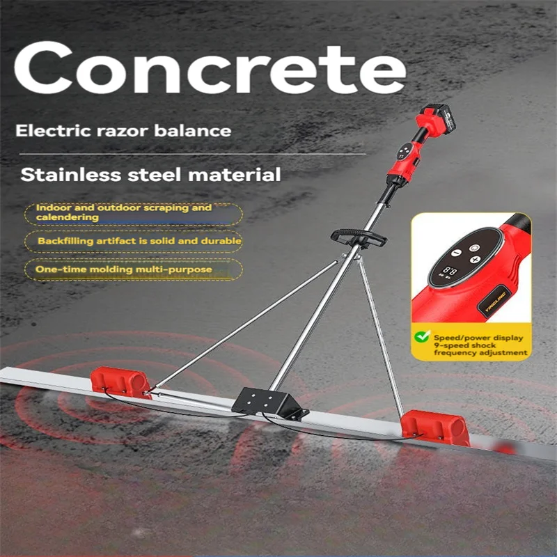 

Concrete Leveling Ruler Cement Pavement Leveling Machine Scraping Leveling Ruler Vibrating Leveling Device