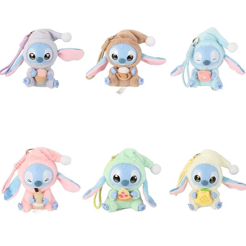 Kawaii accessoires point peluche jouet Lilo & point porte-clés porte-clés poupée manger quelque chose avant dormir série sac à dos pendentif fille