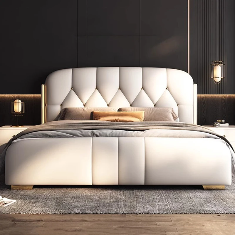 Modern Bedroom Bed Queen Luxury King Size Sun Beauty European Bed Girls Design Sleeping Princess Safe Beliche Unique Furniture