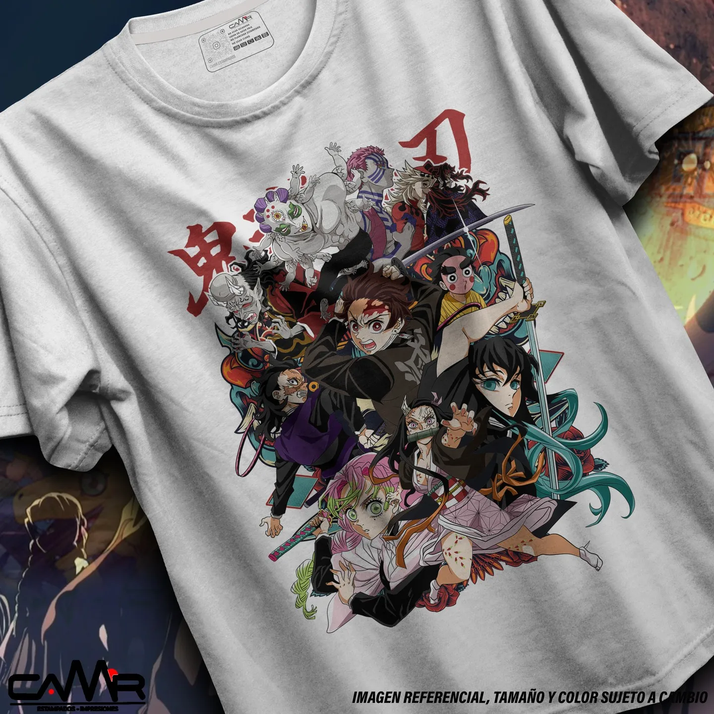 Hashira T-Shirt Demon Slayer Kimetsu No Yaiba Tengen  Soft Tee