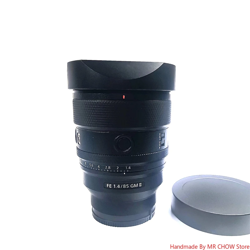 غطاء محرك السيارة المعدني المربع لين لهاتف Sony FE 85mm F1.4 GM FE 85mm F1.4 GM II يأتي مع غطاء معدني