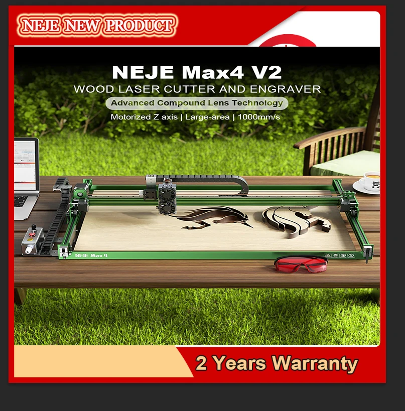 

Советы инновационное 조각기 NEJE nne 4 V2 E80 1000mm/s Dua저 조각 및 Hj단기, DIY alma을피방 254DPI 고정밀도