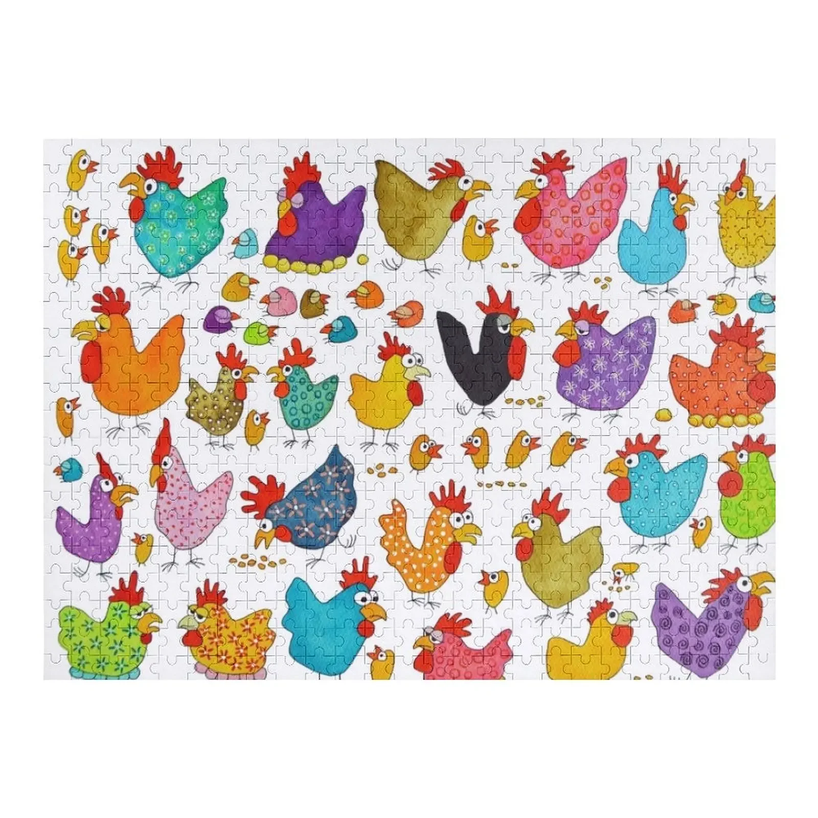 

The Chicken Yard Jigsaw Puzzle Personalised Toys Novel Toys For Children 2022 Puzzle