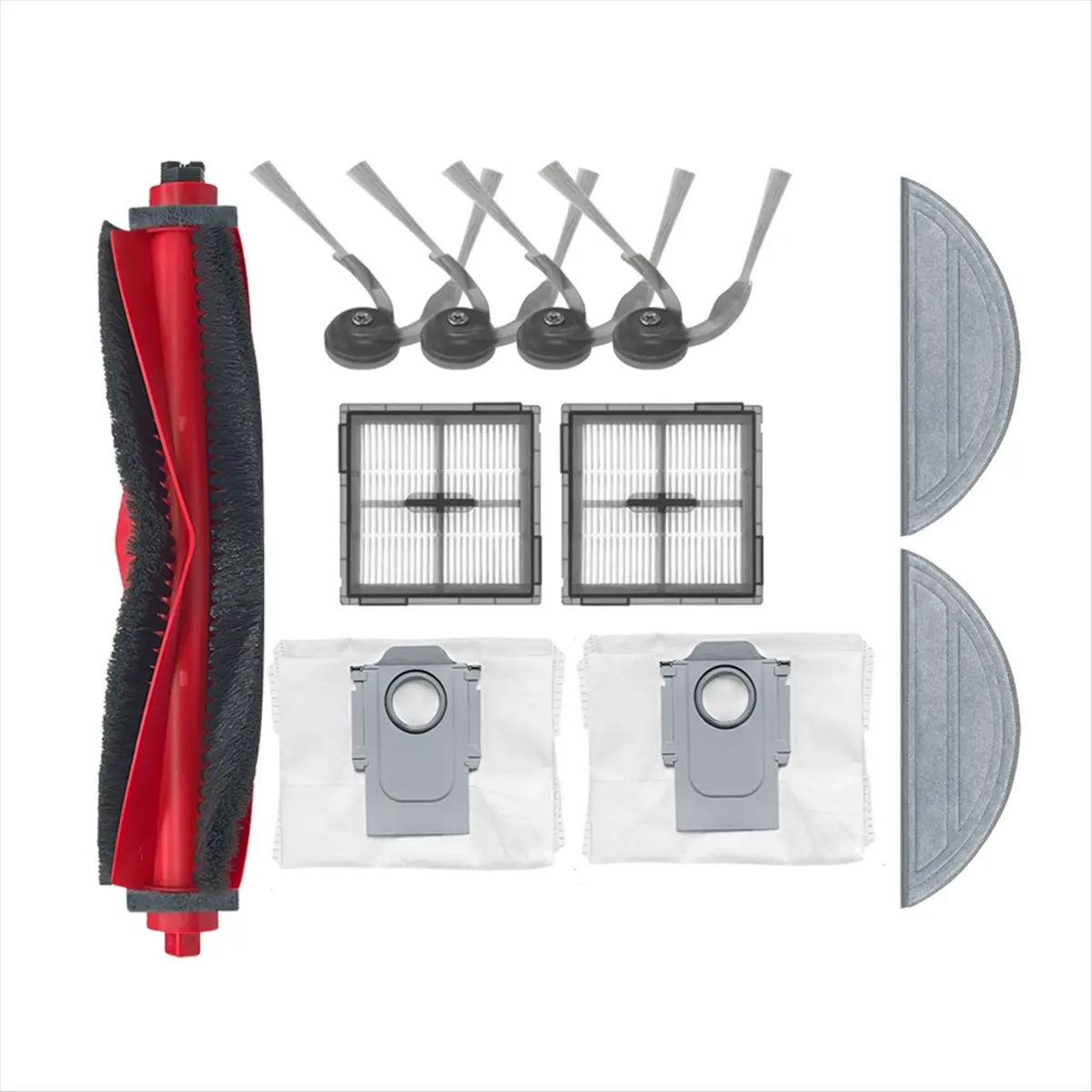 Super Vacuum Cleaner Accessories for Roborock Q10 Series S5/S5+/X5+/PF/PF+/VF/VF+ Main Brush Side Brush Dust Bag Mop Cloth