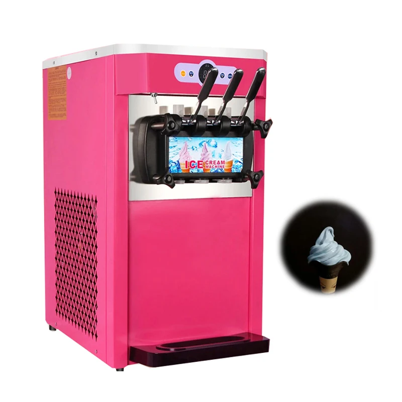 

Commercial Ice Cream Makers Sweet Cone Soft Ice Cream Machine Stainless Steel Ice Cream Making Machine