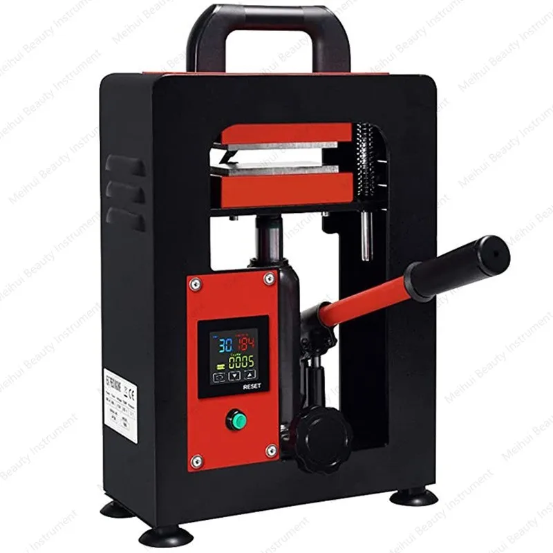 Manual Hydraulic Double-sided Heating Hot Press, High Pressure Press, 10-ton Juicer