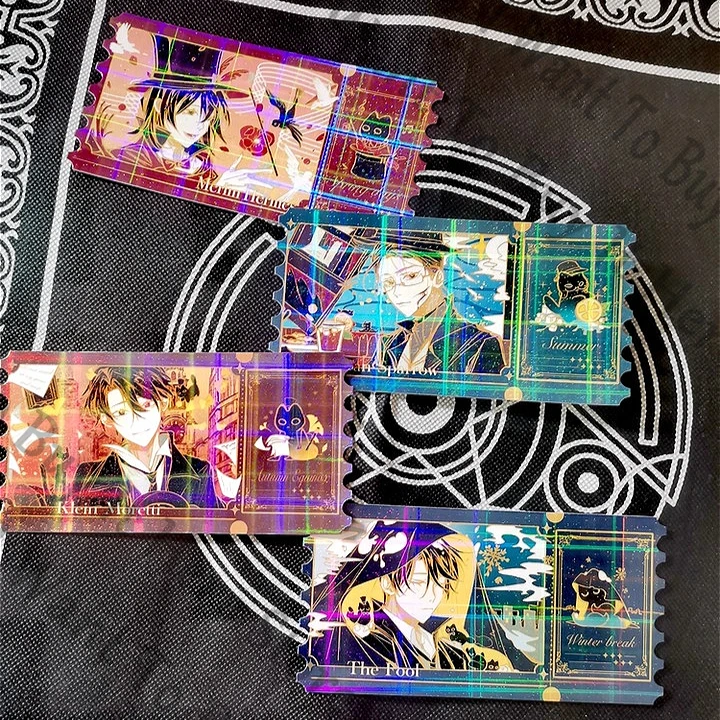 Anime Lord of Mysteries Klein Moretti Cosplay, Tarjeta de Colección de Accesorios de Bajo Consumo Energético, Souvenir para Fans, Regalo