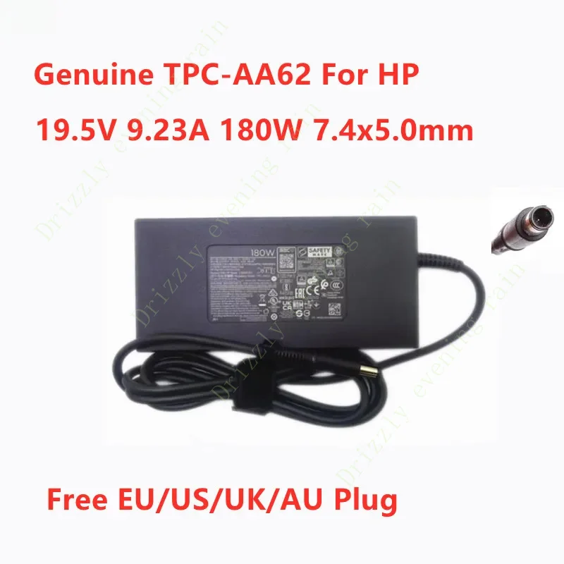 Genuine tp-aa62 19.5v 9.23a 180W tp-la60 tp-da62 l56543-003 l56595-001 AC adapter for HP Skoda laptop power supply charger