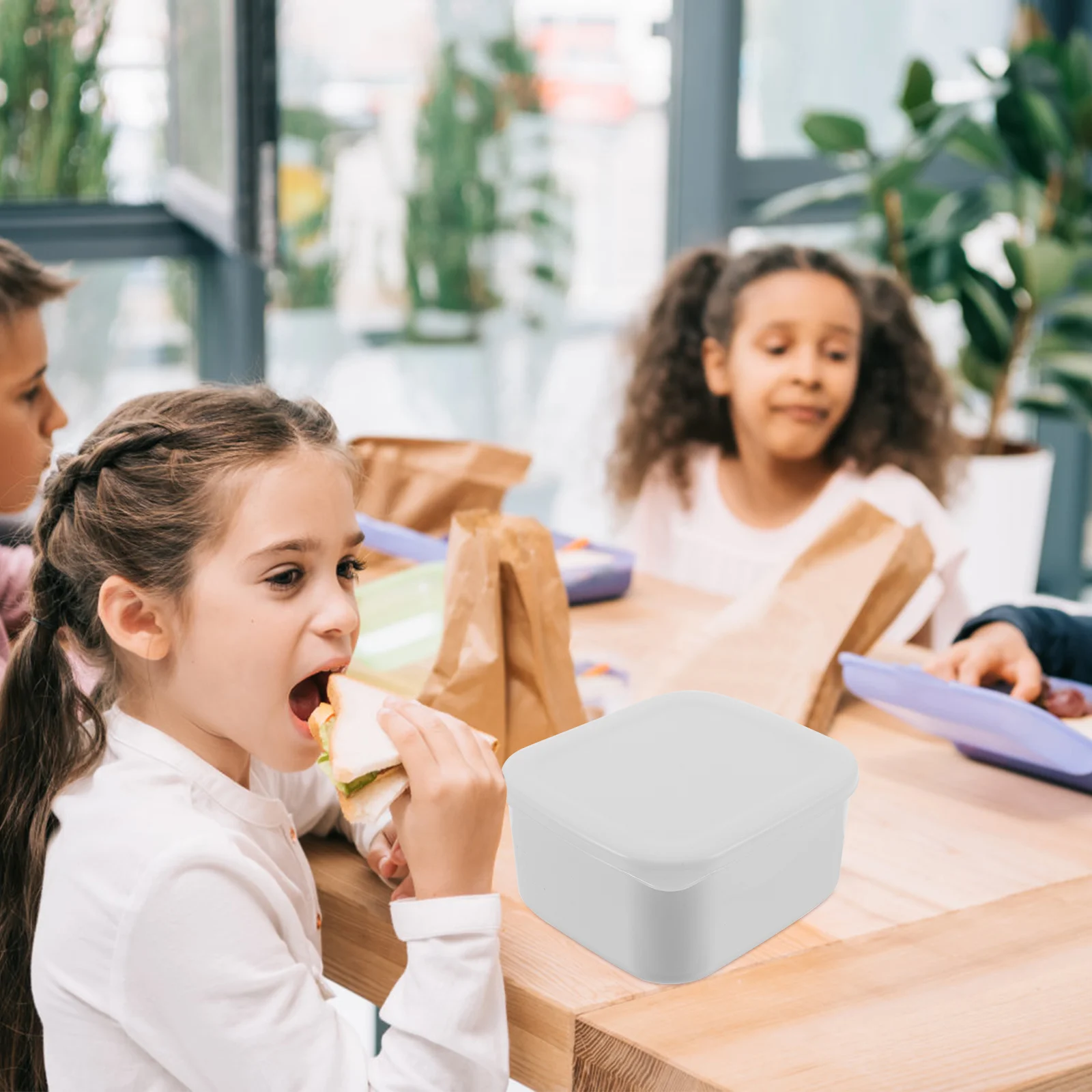 Wake up Cheese Crisper Ice Cream Containers Food with Lids Pp Butter Tray Practical Boxes