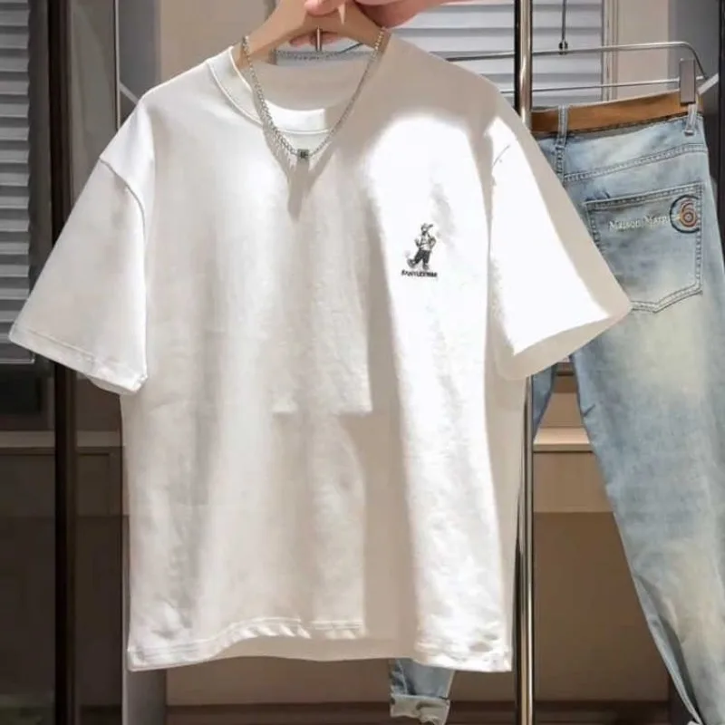 Men's 2-Pack Little Prince Print T-shirts Casual Loose Short Sleeve Crew Neck Tees