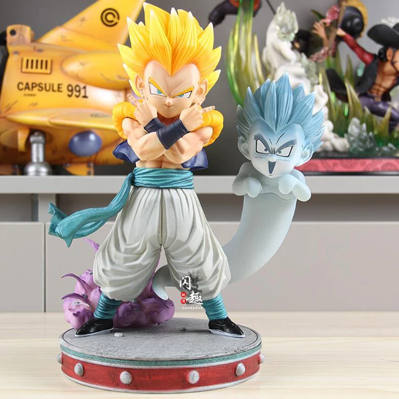 24 см Dragon Ball CS Фигурка DBZ Gotenks Figuras Manga Super Saiyan Фигурка Игрушки Модель Орнамент Аниме Периферийные устройства Детский подарок