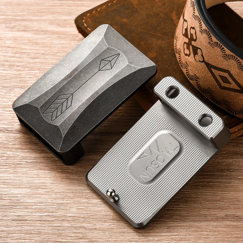 سبائك التيتانيوم متعددة الوظائف مقاومة للصدأ مقاومة للاهتراء حزام مشبك EDC في الهواء الطلق المحمولة T أدوات إنقاذ الطوارئ العملية