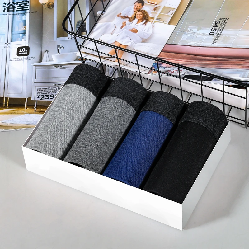 

5 шт. мужские трусы, мужские удобные боксеры, мужские молодежные спортивные трусы, дышащие боксеры, однотонные трусы со средней посадкой