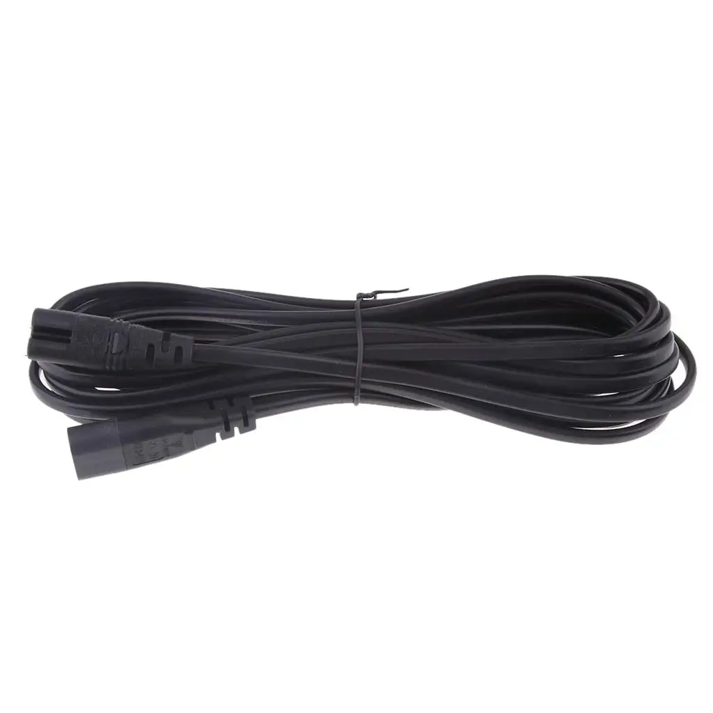 IEC 320 C8 Male to C7 Female Converter Adapter Extension Power Cables 5 Meter